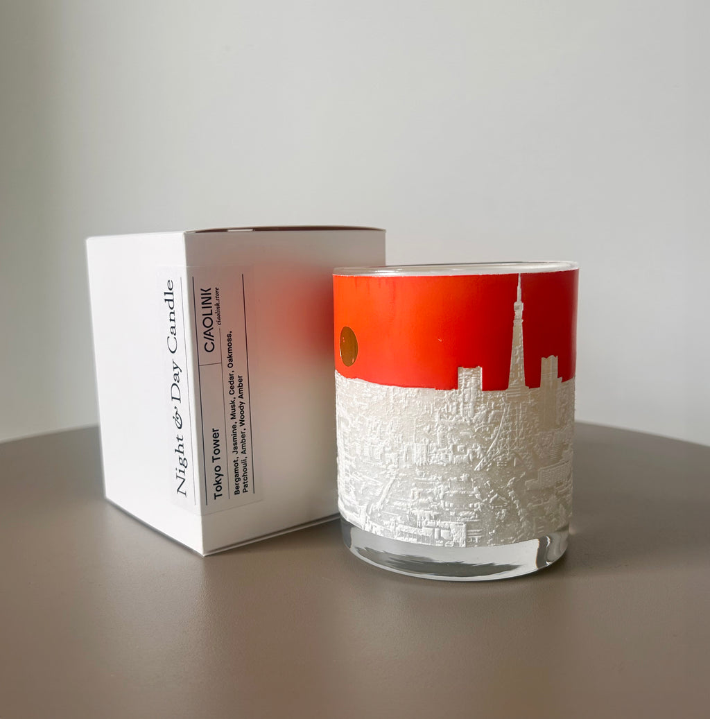 【muuu* 出品】CDL TOKYO Candle Night & Day Candle_Tokyo Tower – ciaolink.store