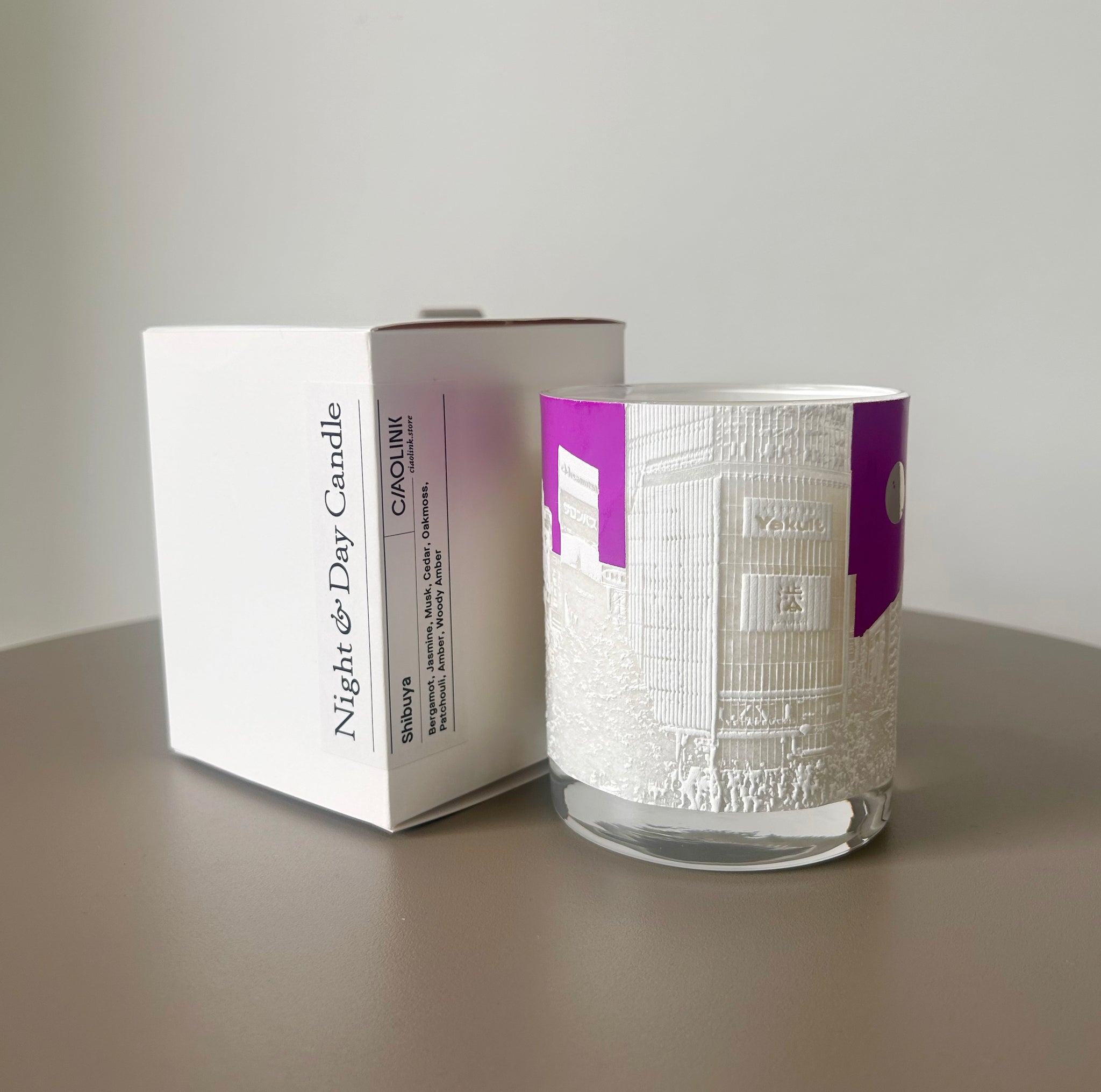 Night & Day Candle_Shibuya(Purple)