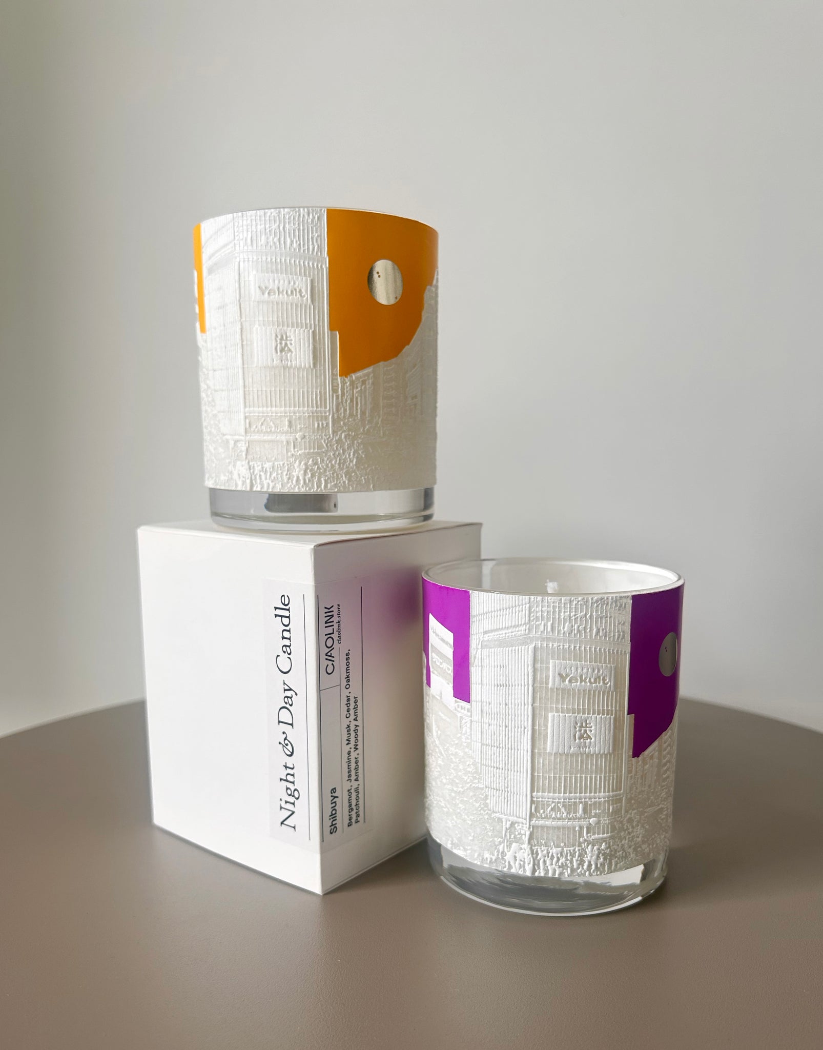 Night & Day Candle_Shibuya(Purple)